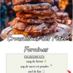 Découvrez la recette authentique du Croustillant des Fêtes Foraines, une gourmandise croustillante et dorée, parfaite pour retrouver les saveurs de la fête foraine à la maison.