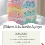 Gâteau à la Barbe à Papa
