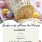 Rouleau de Gâteau de Pâques