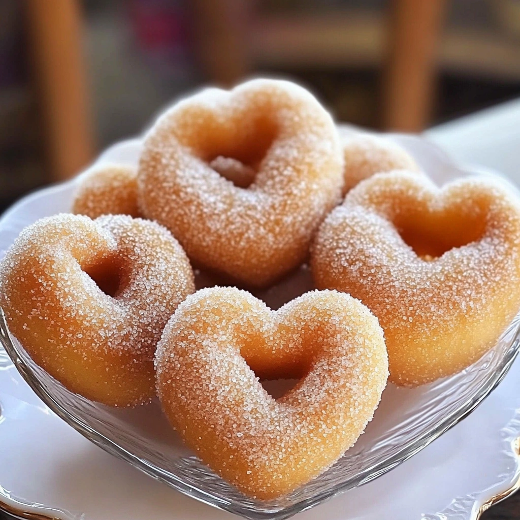 Comment faire des Beignets Sucrés en Forme de Cœur