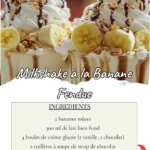 Milkshake à la Banane Fendue