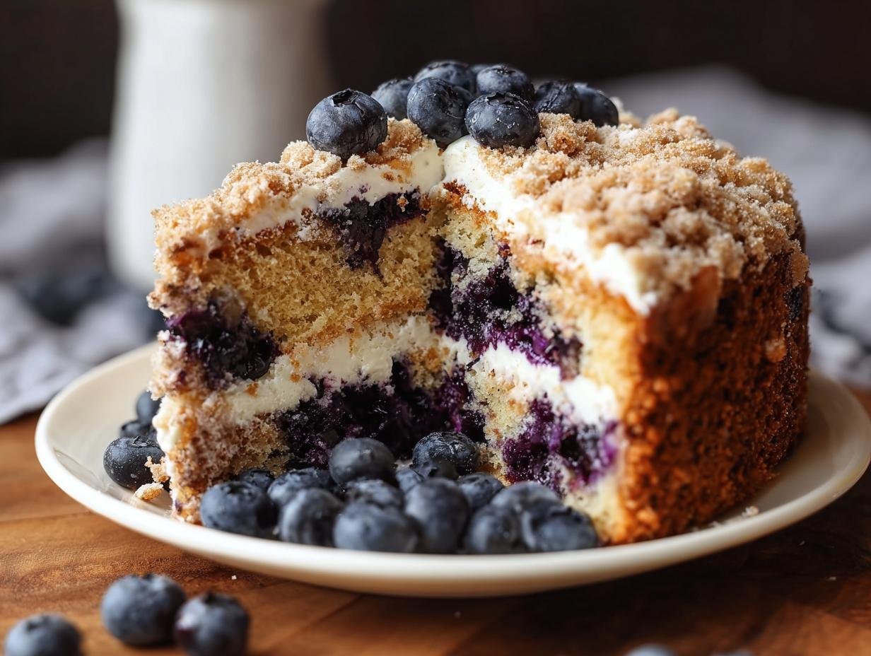 Amazing Blueberry Coffee Cake Recipe - Blueberry Coffee Cake - additional detail