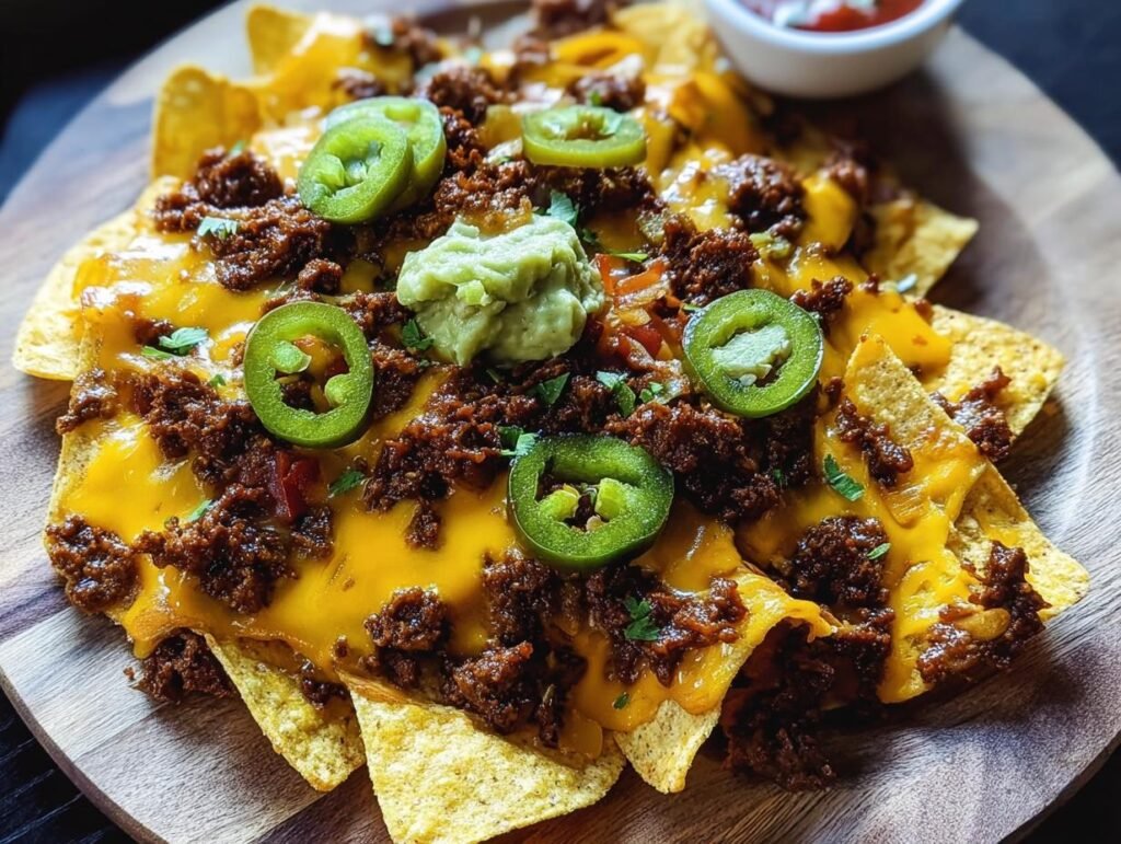 Cheesy Beef Nachos