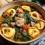 Amazing Italian Sausage Tortellini Soup in 40 Minutes 4 Italian Sausage Tortellini Soup