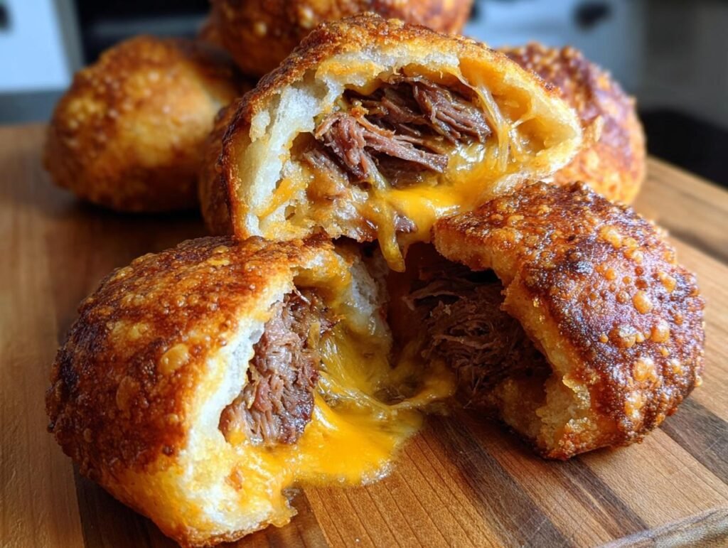Smoked Brisket Cheese Pretzel