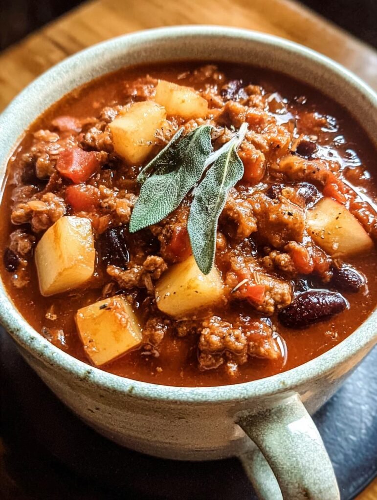 Apple Sage Turkey Chili