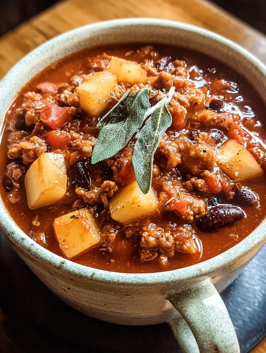 Apple Sage Turkey Chili