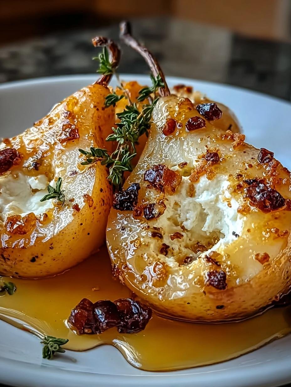 Baked Pears Feta Honey: Pure Magic Appetizer - Baked Pears Feta Honey - main visual representation