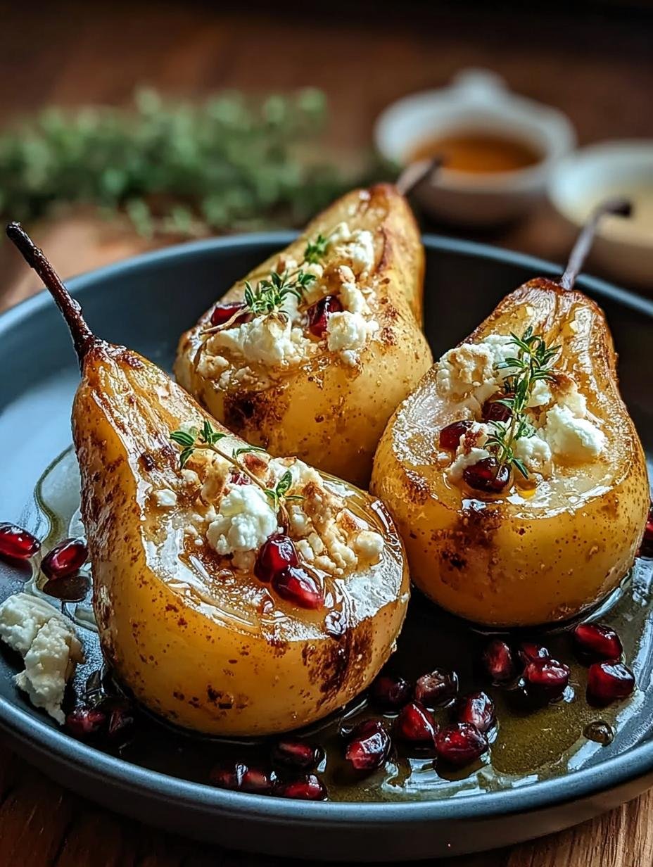 Baked Pears Feta Honey: Pure Magic Appetizer - Baked Pears Feta Honey - additional detail