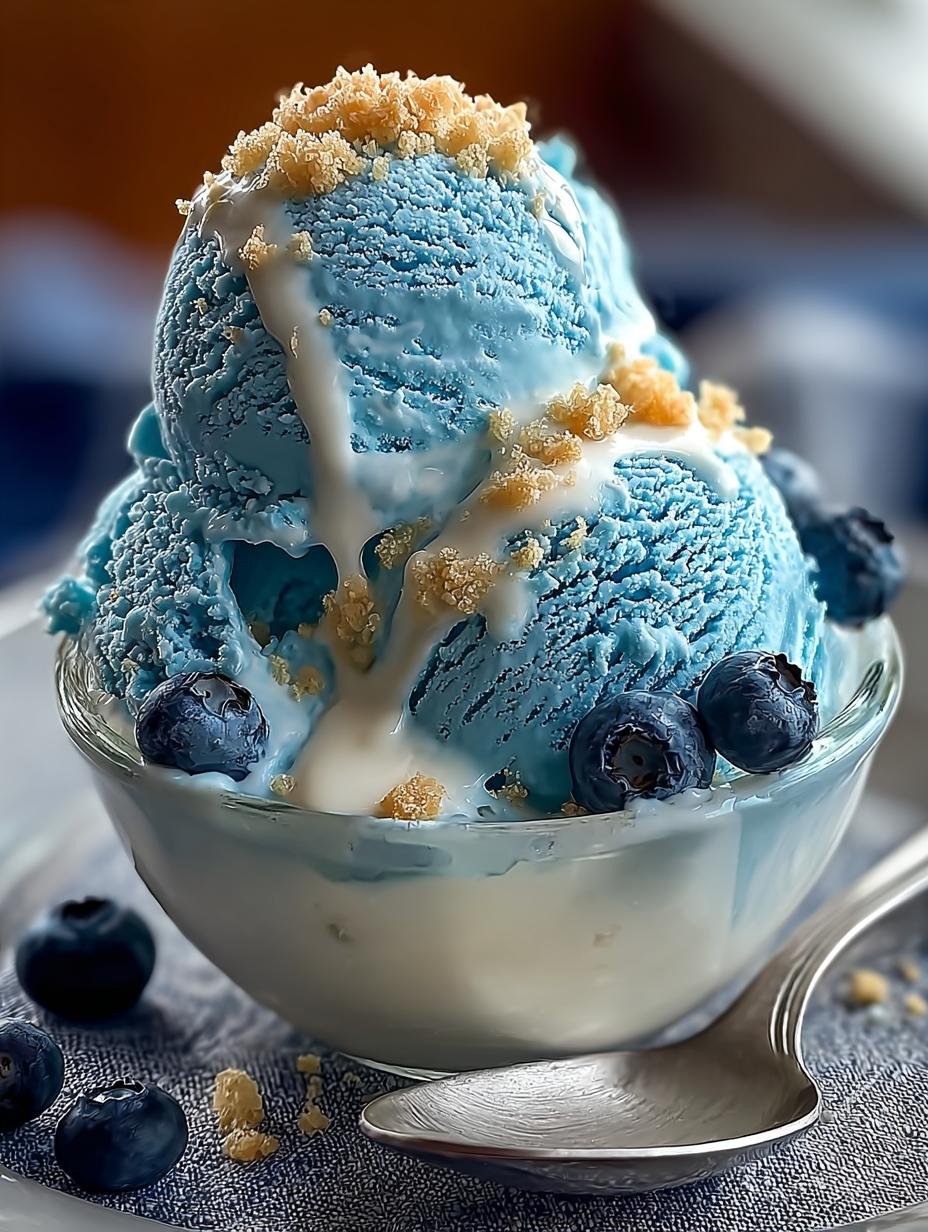 Blue Moon Ice Cream: 5 Steps to a Sweet, Colorful Treat - Blue Moon Ice Cream - additional detail