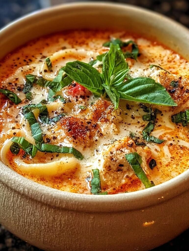 Chicken Parmesan Soup Incredible