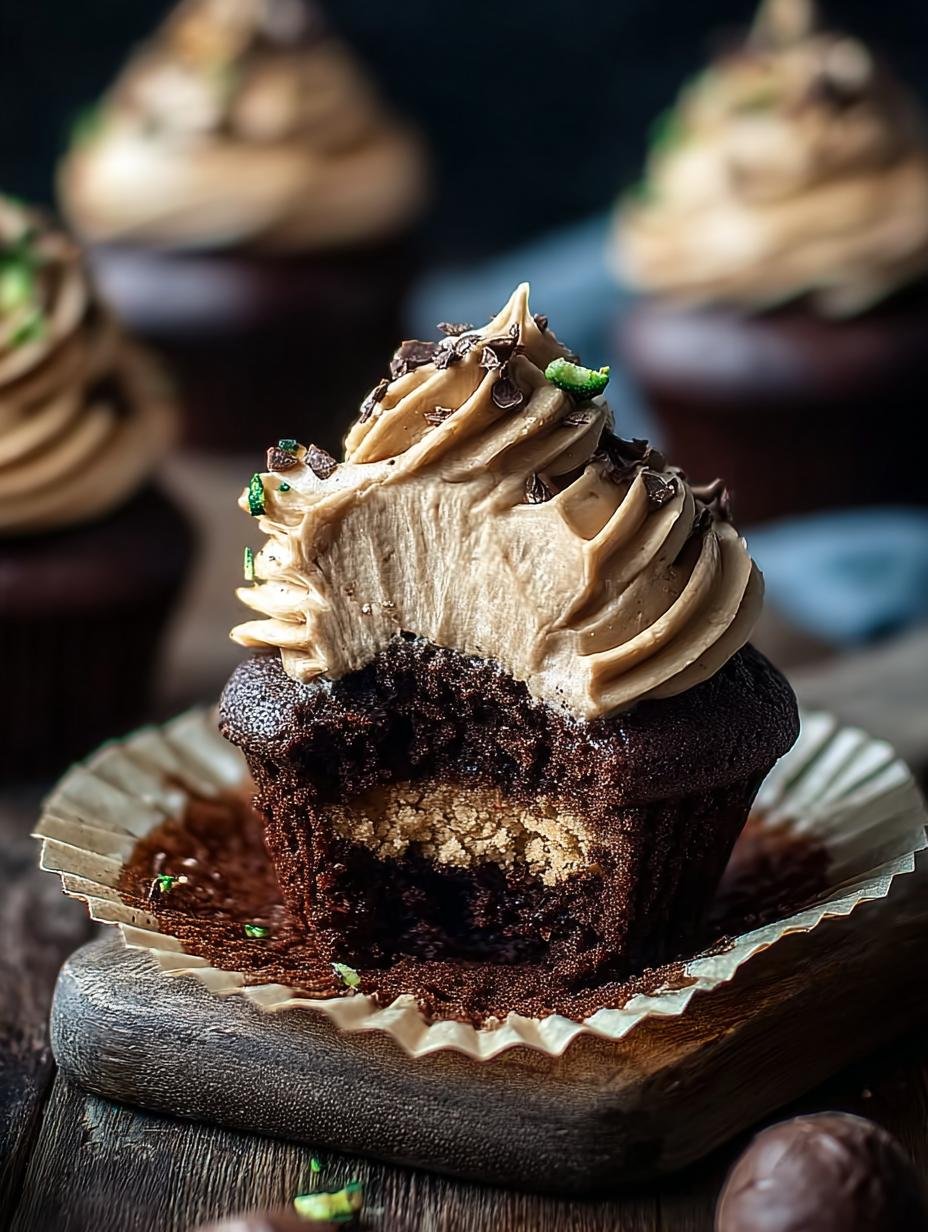 Chocolate Zucchini Cupcakes
