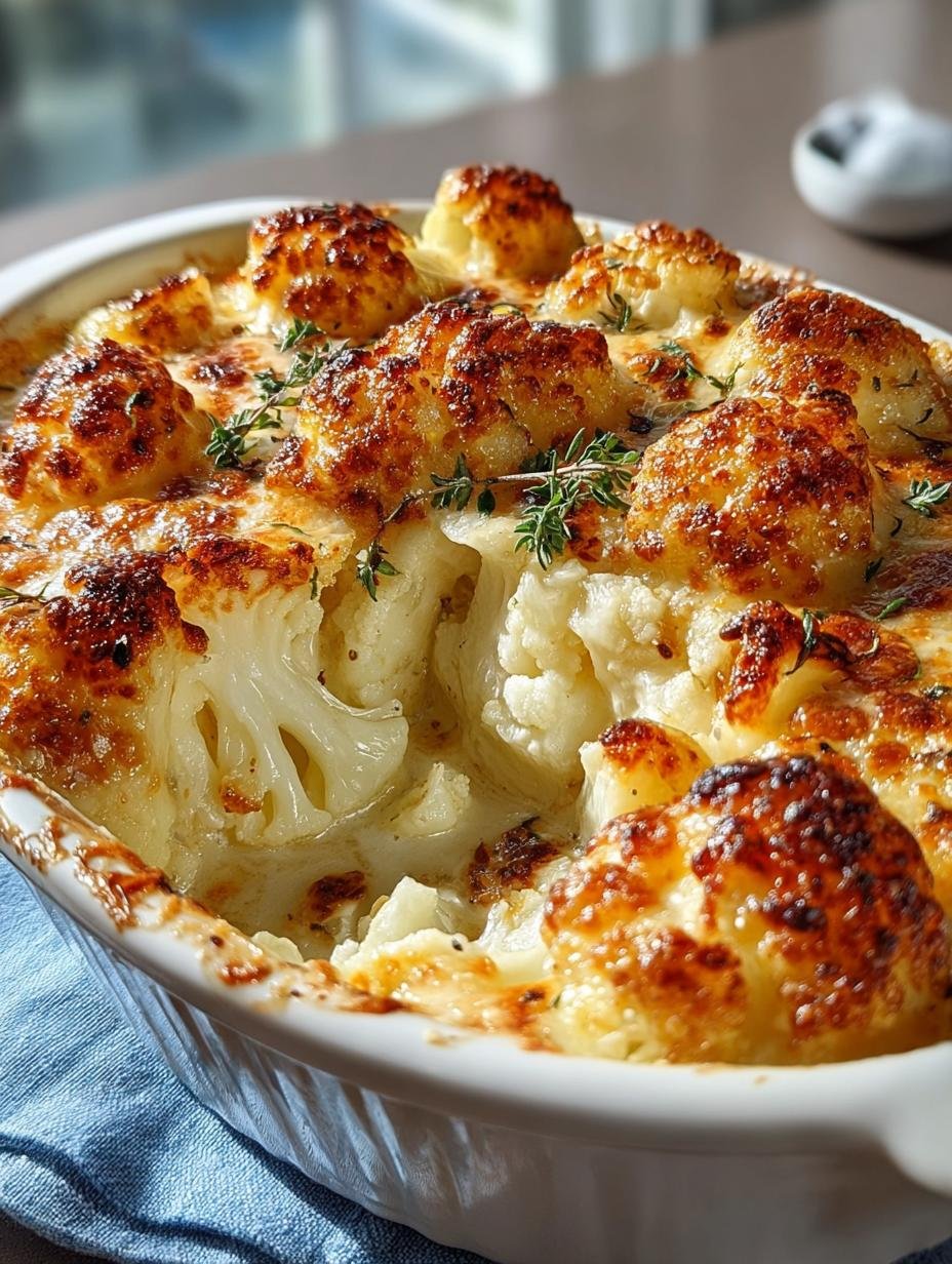 Best Creamy Cauliflower Gratin with Gruyère for Thanksgiving - Creamy Cauliflower Gratin with - additional detail