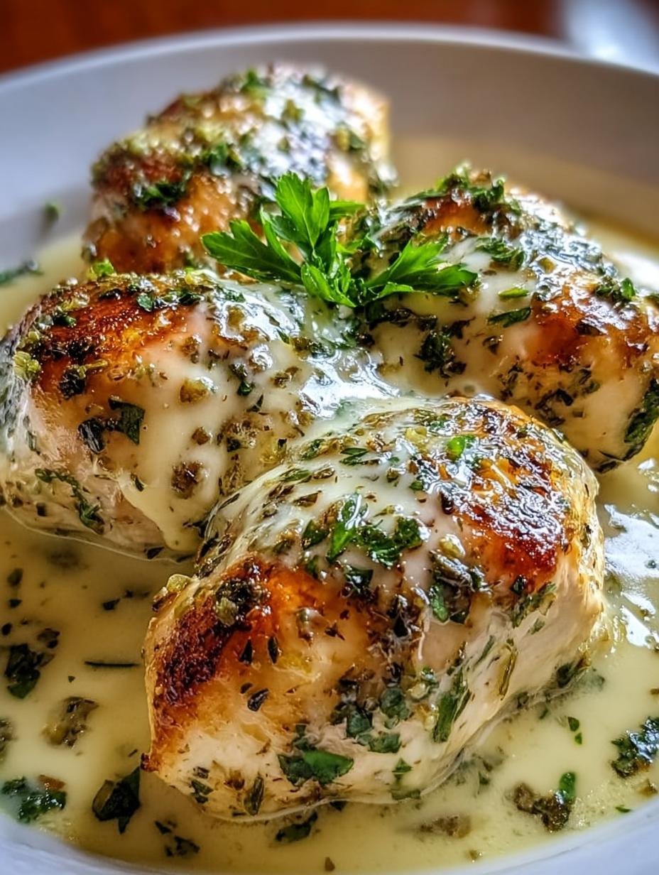 Creamy Garlic Herb Chicken: 35 Min Comfort Meal - Creamy Garlic Herb Chicken - additional detail