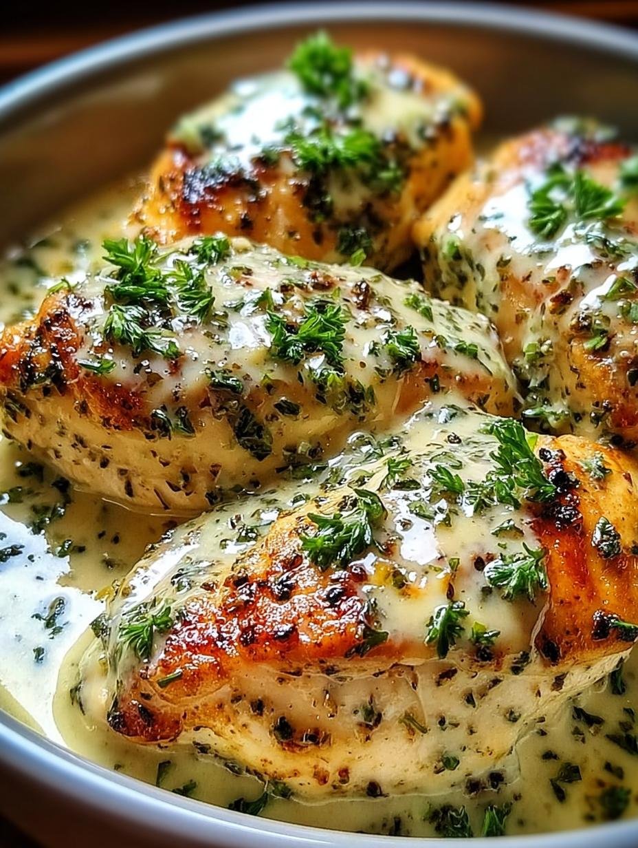 Creamy Garlic Herb Chicken