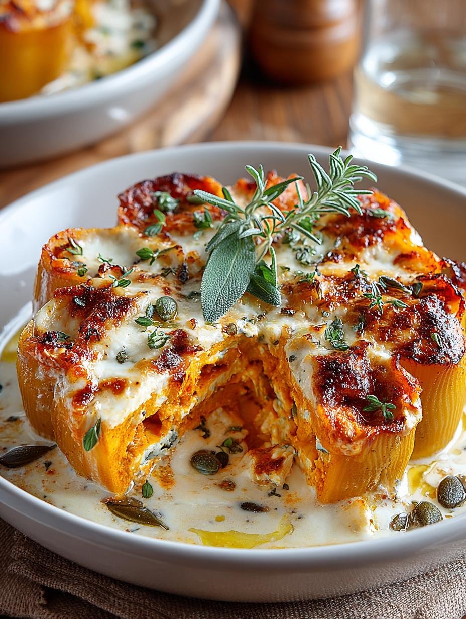 Creamy Pumpkin Ricotta Stuffed