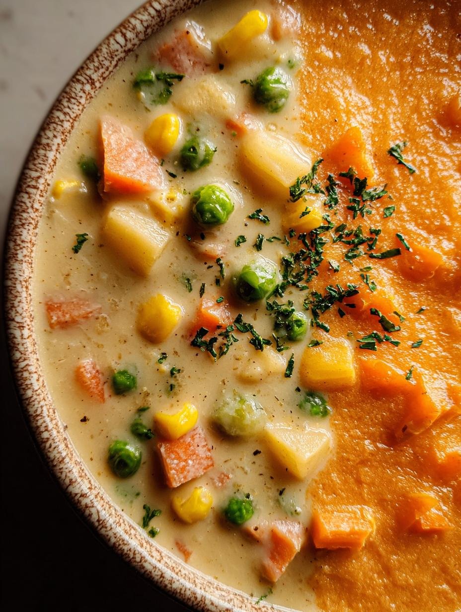 Creamy Vegetable Soup: 1 Amazing Comfort Bowl - Creamy Vegetable Soup - additional detail