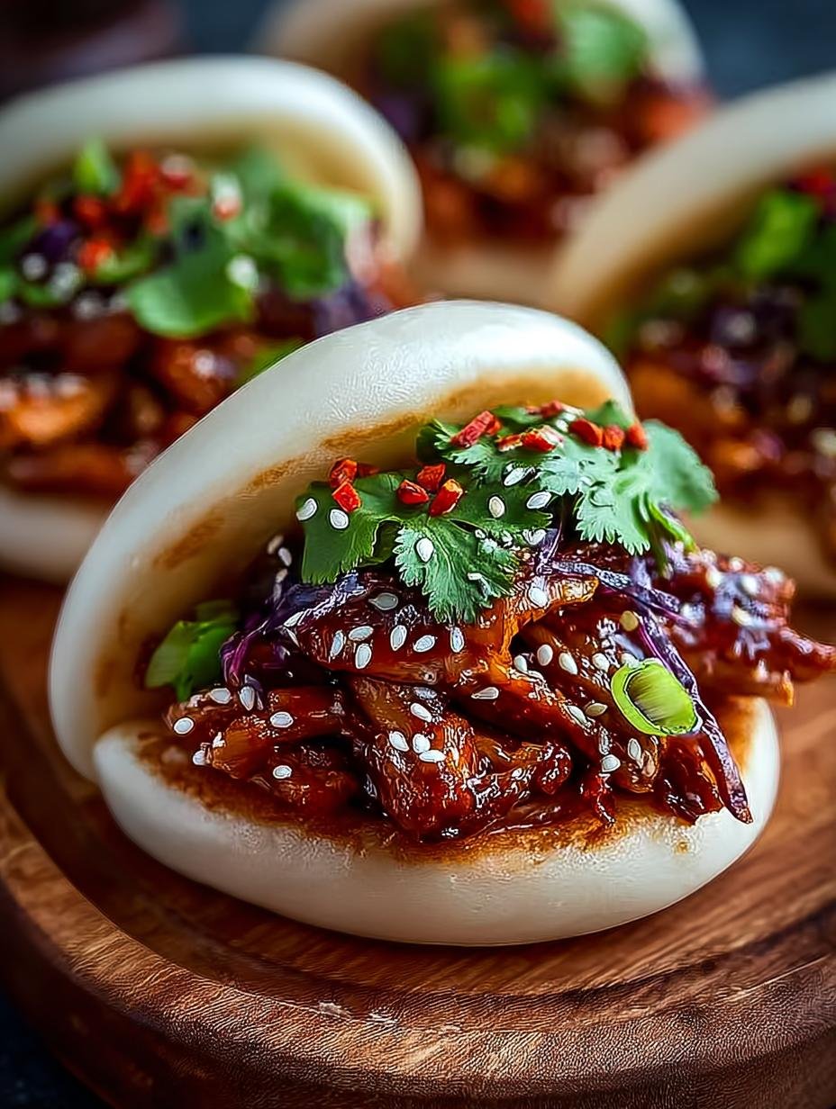 Flavorful Korean Chicken Bao