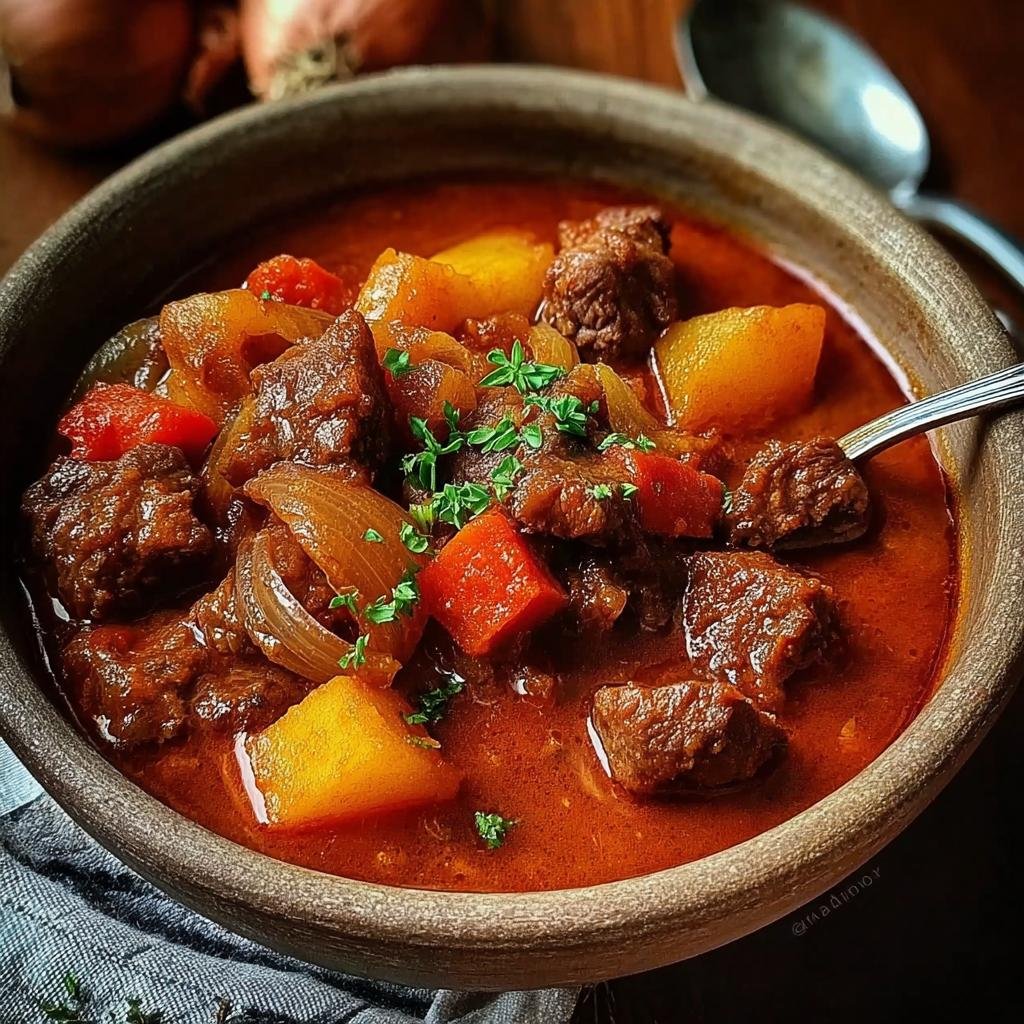 Authentic German Goulash: Hearty comfort in 1 hour - German Goulash - finished dish