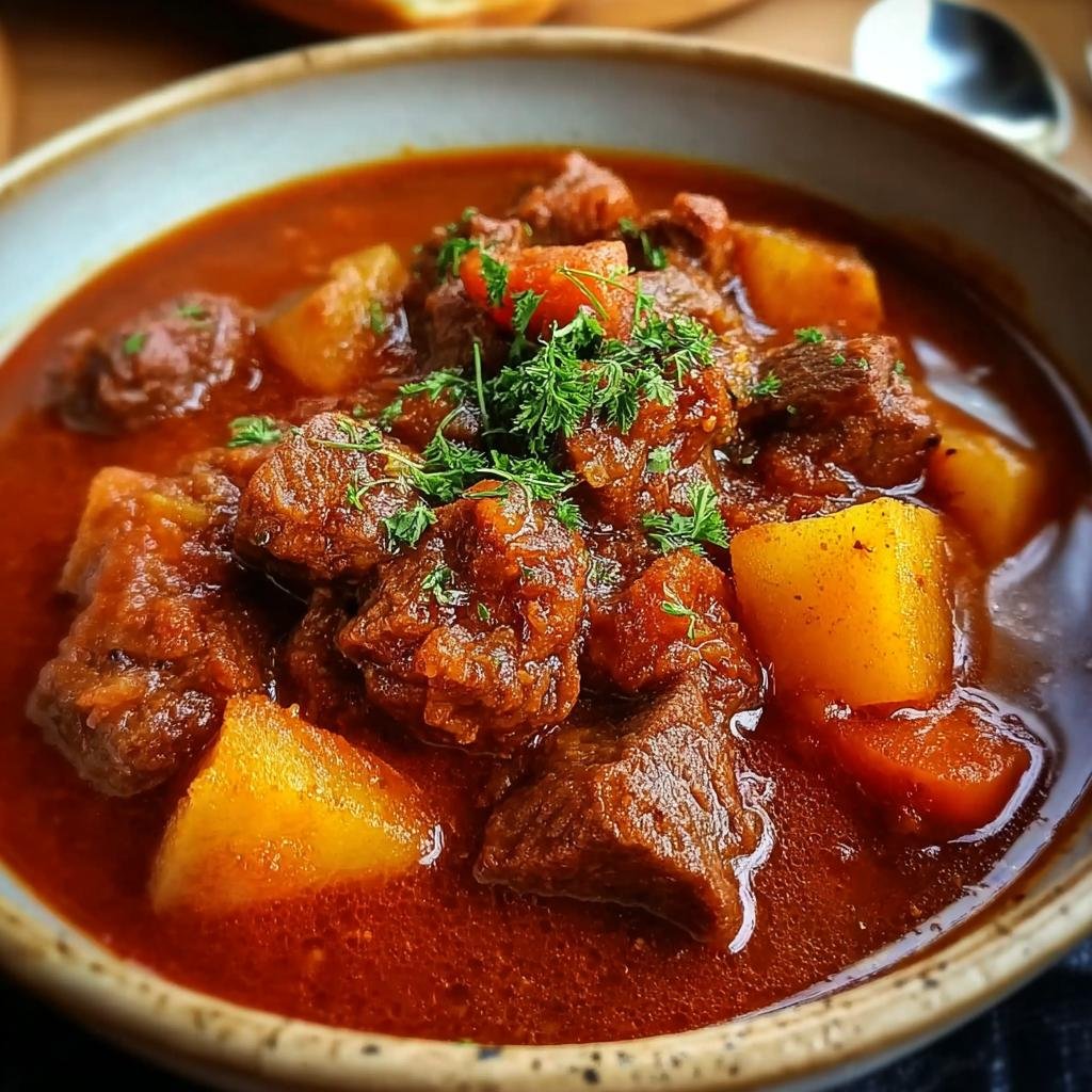 Authentic German Goulash: Hearty comfort in 1 hour - German Goulash - ingredients