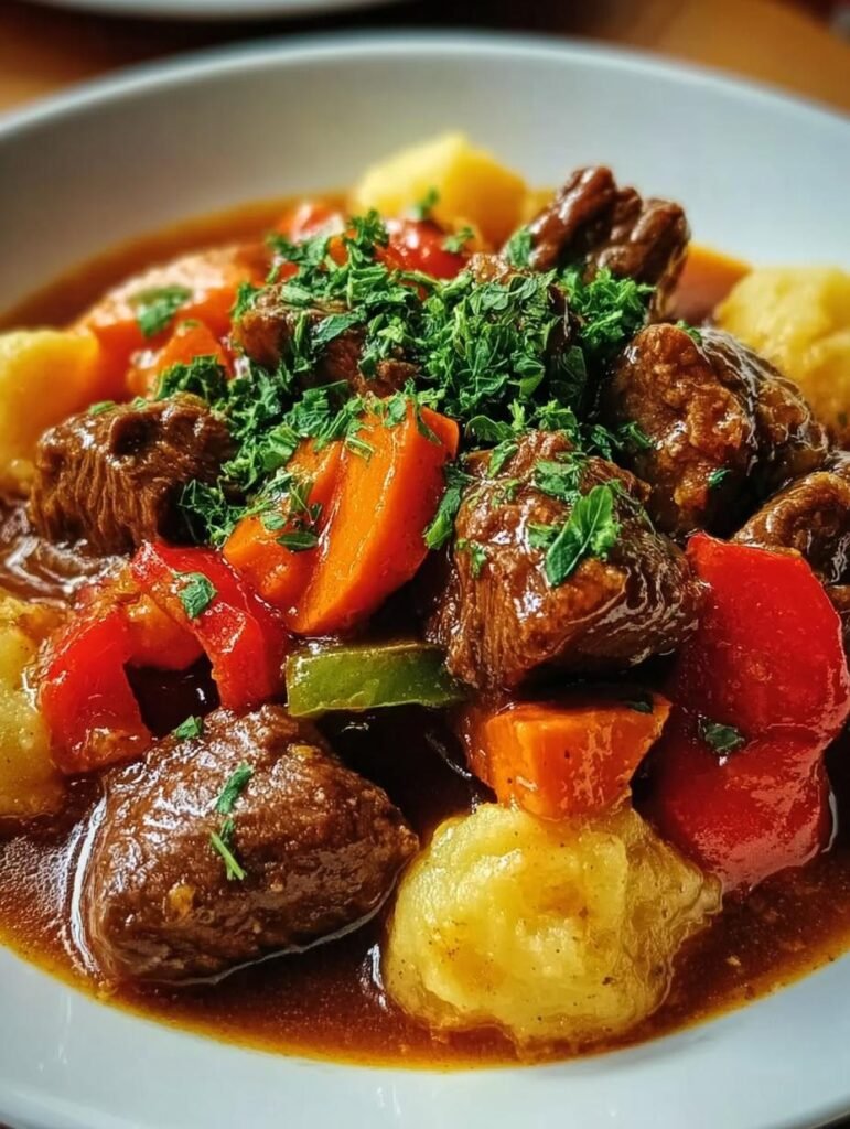 German Goulash For Servings