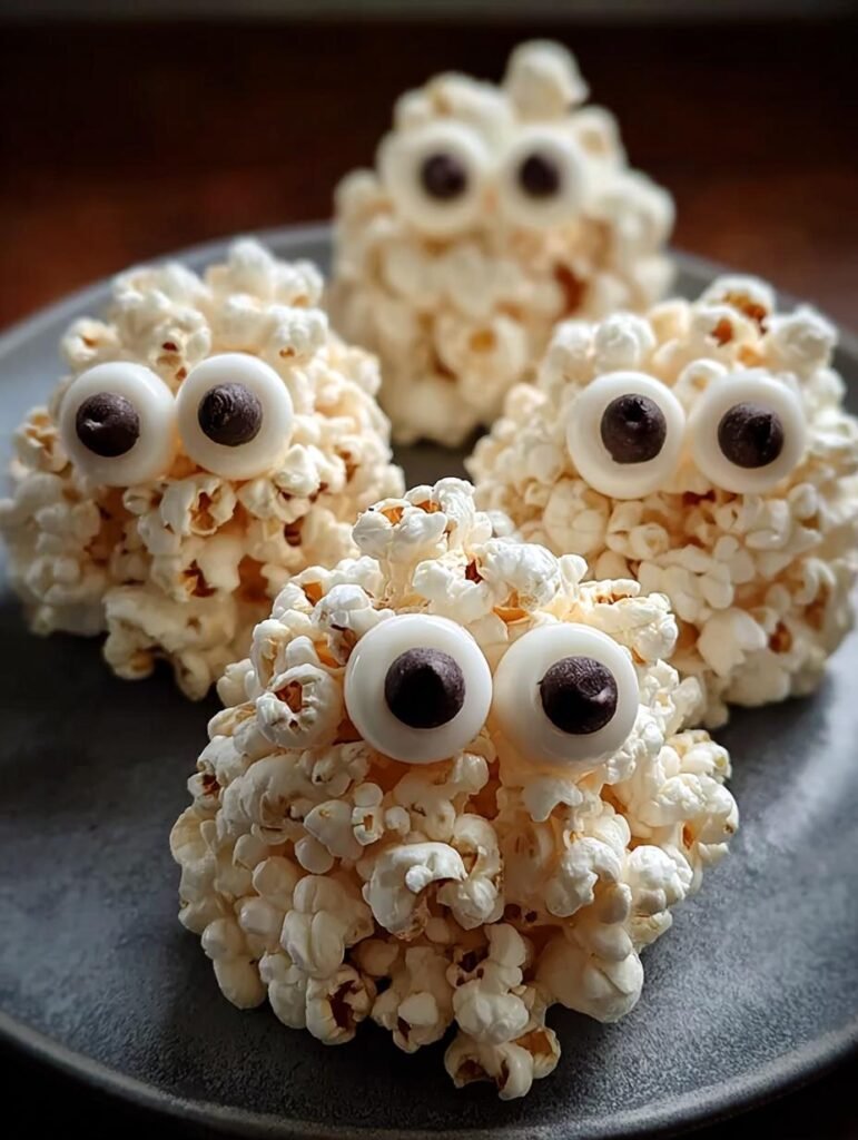 Ghost Popcorn Balls
