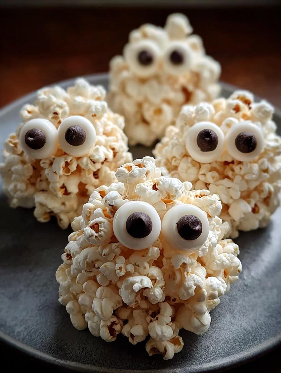 Ghost Popcorn Balls