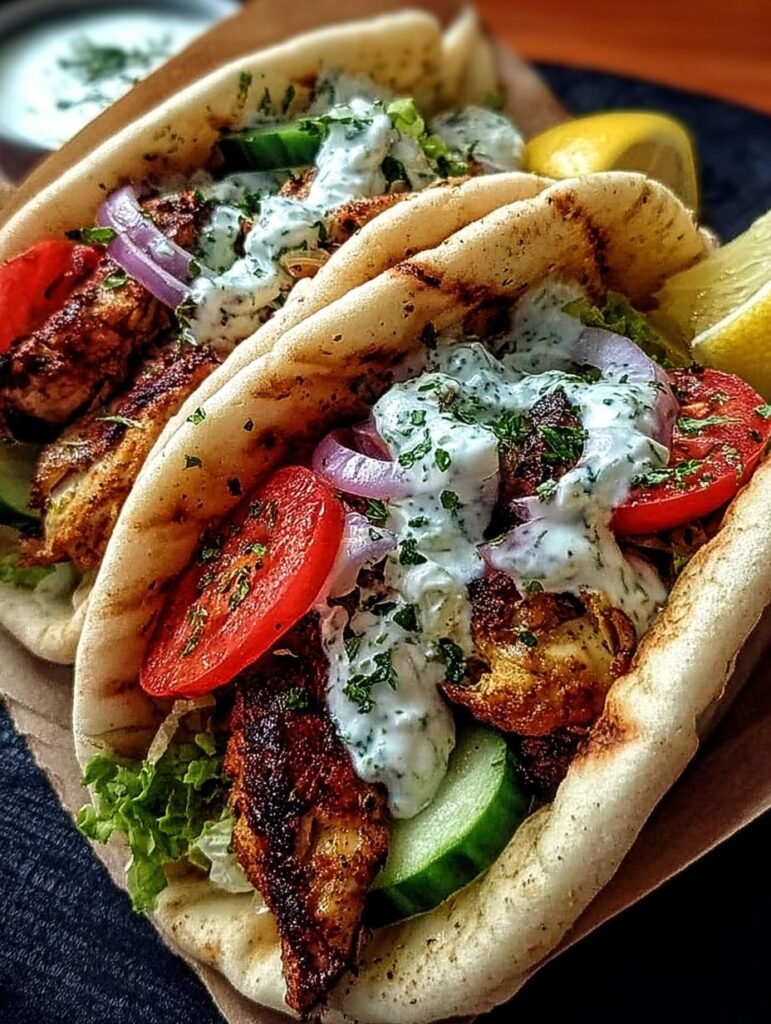 Greek Chicken Gyros Incredible