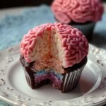 Spooky Halloween Brain Cupcake: 1 Gruesome Recipe 4 Halloween Brain Cupcake