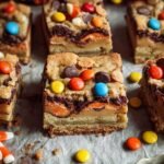 Amazing Halloween Candy Cookie Bars (15 Min Prep) 4 Halloween Candy Cookie Bars