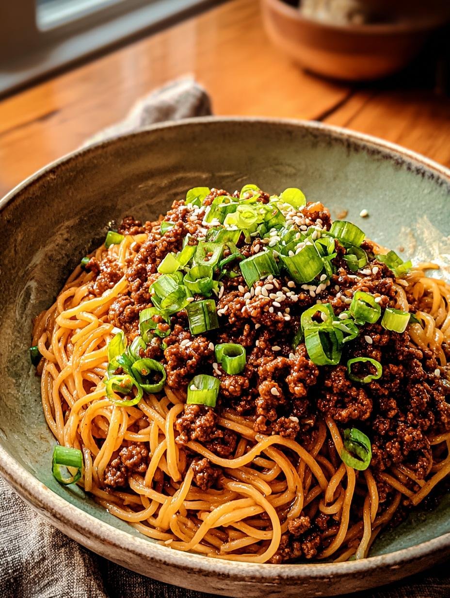 Mongolian Ground Beef Noodles: Flavorful 30-Min Dinner - Mongolian Ground Beef Noodles - main visual representation