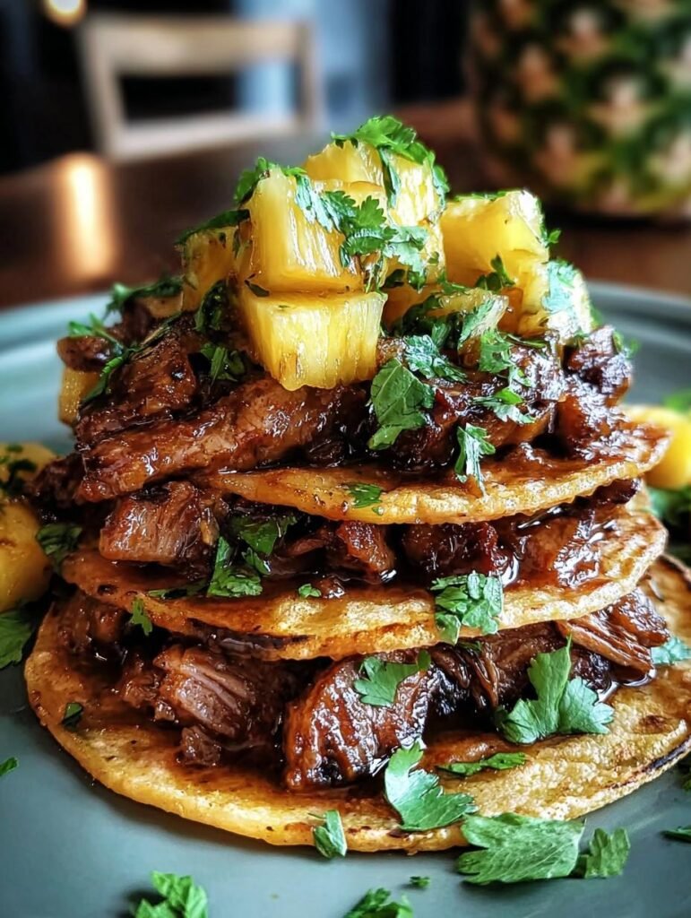Pastor Tacos Pineapple