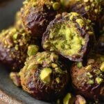 Pistachio Chocolate Balls: Decadent 1-Bite Bliss 5 Pistachio Chocolate Balls