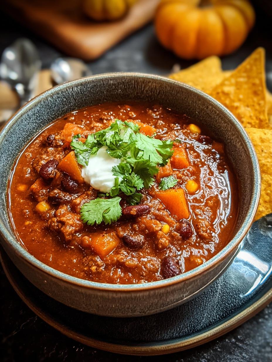Perfect Pumpkin Chili: 1 Cozy Fall Meal - Pumpkin Chili - additional detail