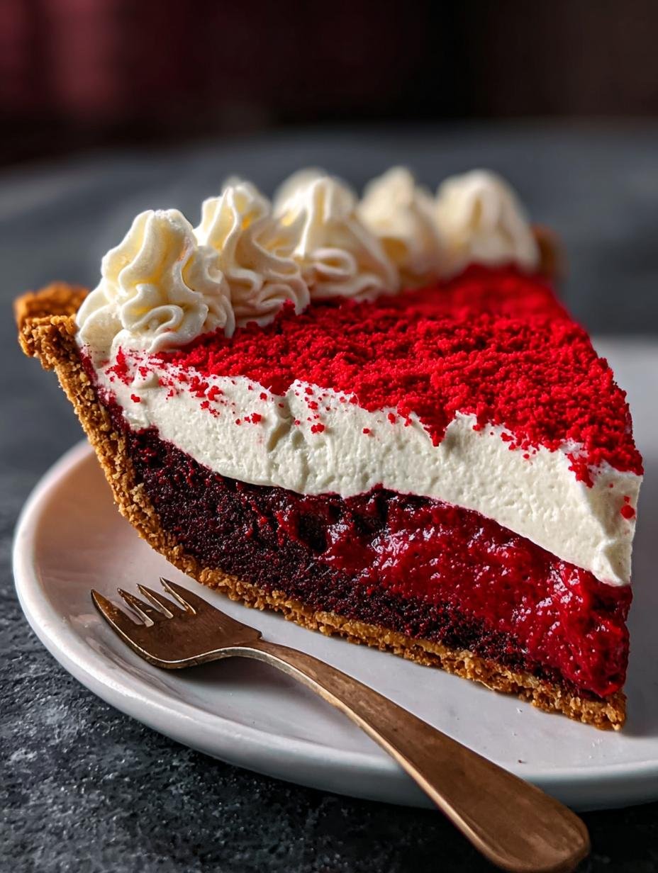 Red Velvet Brownie Pie: 1 Amazing Fudgy Dessert 1 Red Velvet Brownie Pie