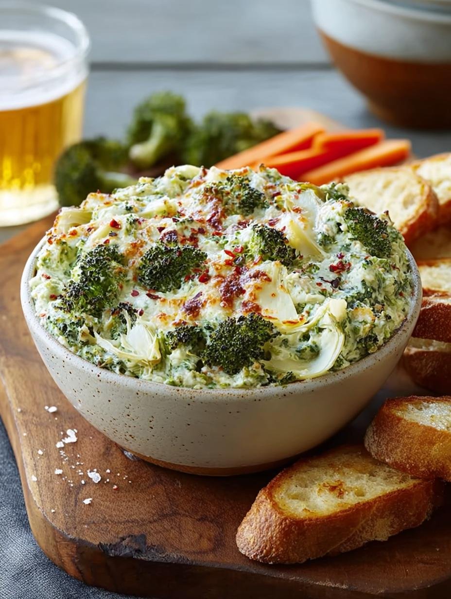 5 Reasons to Love Roasted Broccoli Artichoke Dip - Roasted Broccoli Artichoke Dip - additional detail