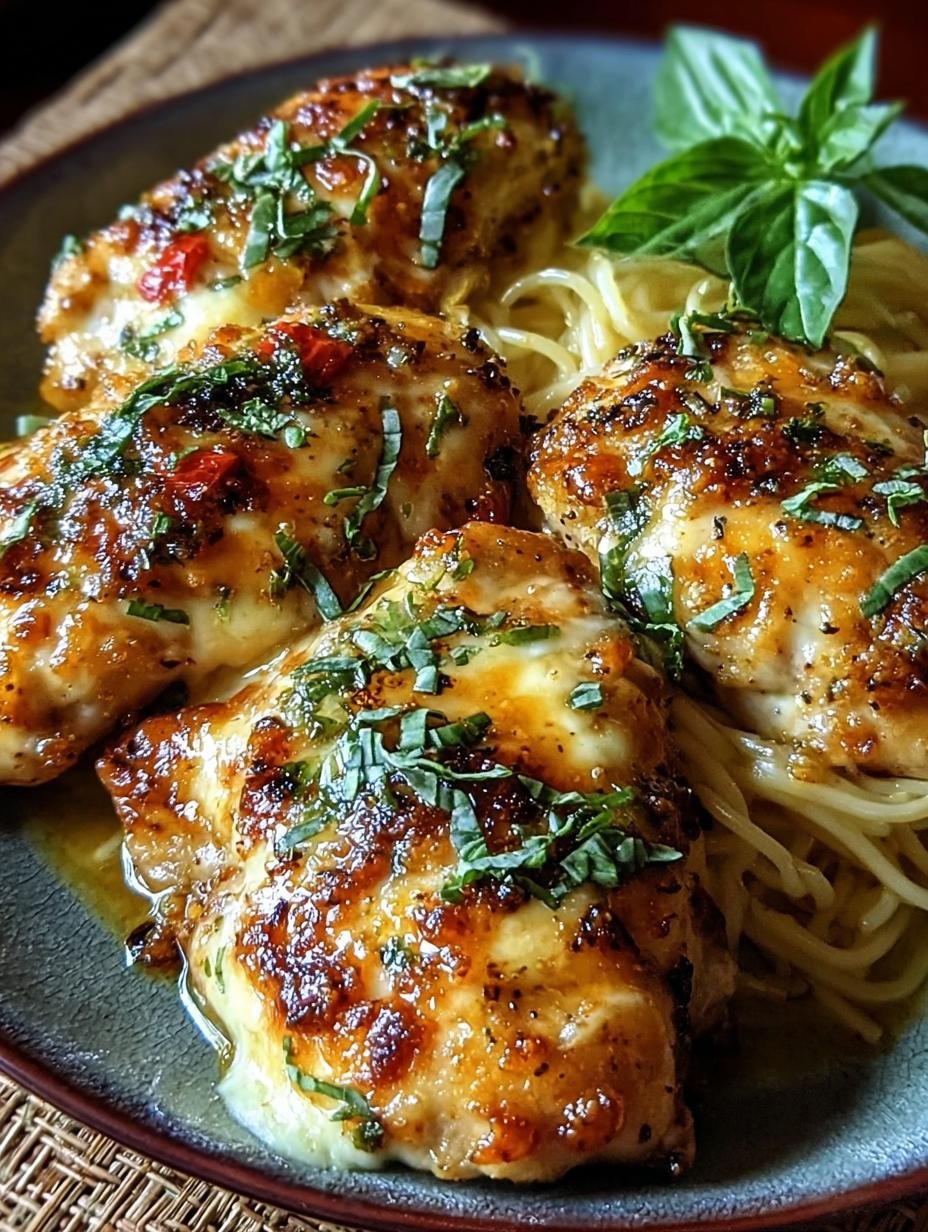 Savory Baked Italian Angel Chicken - additional detail