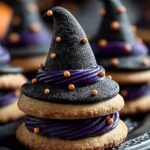 Witch Hat Halloween Cookies
