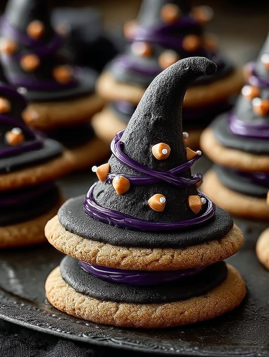 Witch Hat Halloween Cookies: 5 Spooky-Cute Treats - Witch Hat Halloween Cookies - additional detail