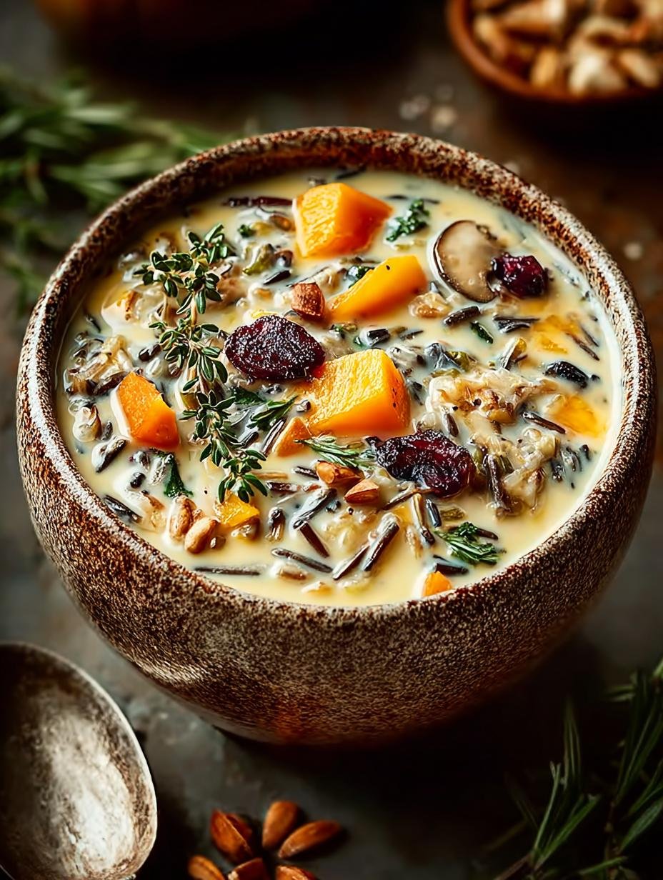 Cozy Autumn Wild Rice Soup: Your Comfort Food Delight - Autumn Wild Rice Soup - main visual representation