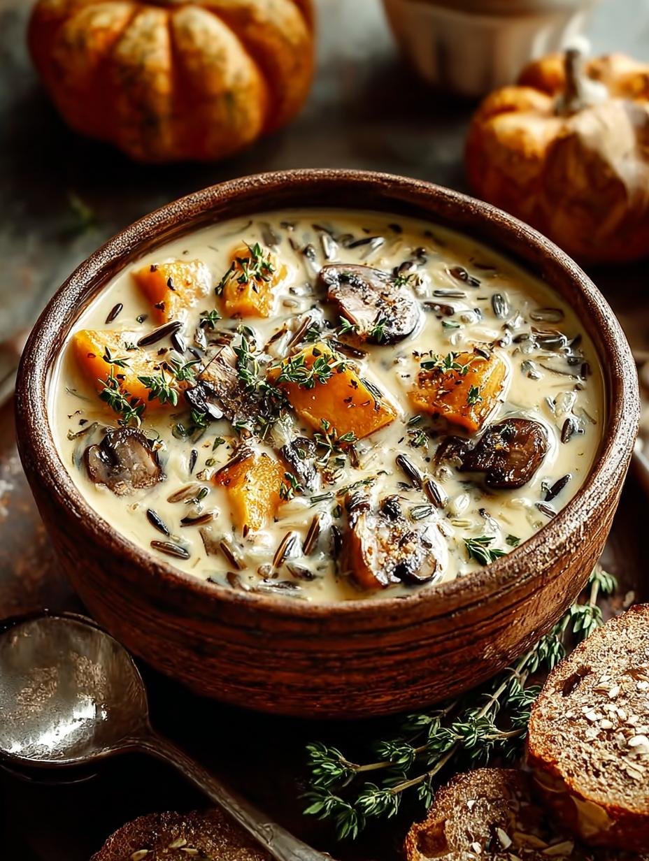 Cozy Autumn Wild Rice Soup: Your Comfort Food Delight - Autumn Wild Rice Soup - additional detail