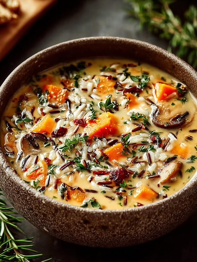 Autumn Wild Rice Soup