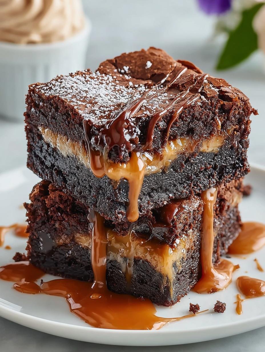 Indulge in 10 Rich Caramel Brownies You Can't Resist 2 Indulge in 10 Rich Caramel Brownies You Can't Resist - Caramel Brownies - main visual representation