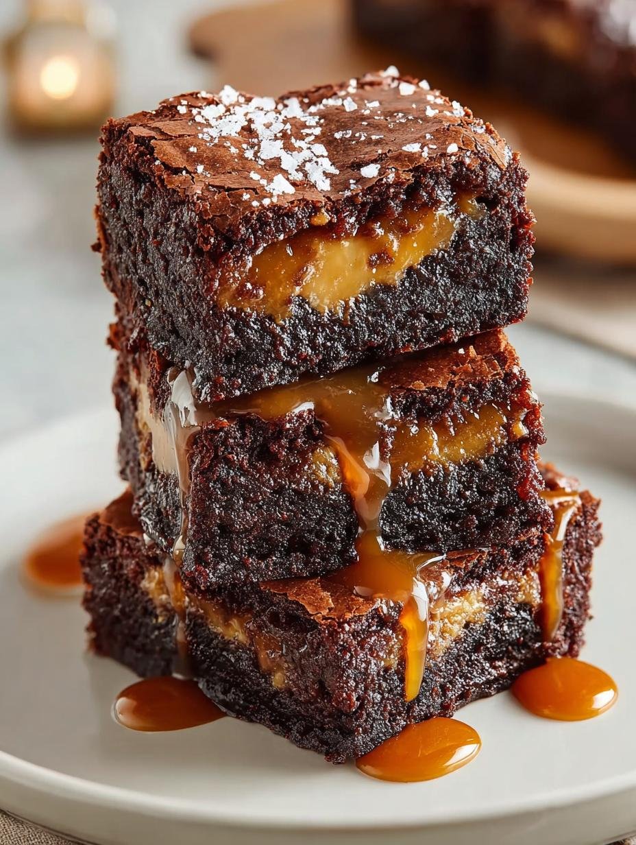 Indulge in 10 Rich Caramel Brownies You Can't Resist 3 Indulge in 10 Rich Caramel Brownies You Can't Resist - Caramel Brownies - additional detail