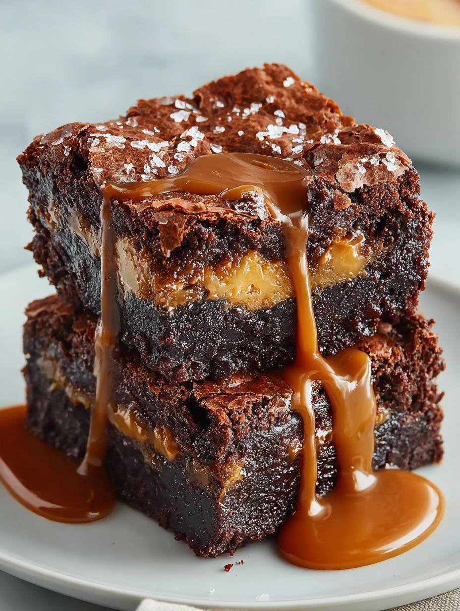 Indulge in 10 Rich Caramel Brownies You Can't Resist 1 Caramel Brownies