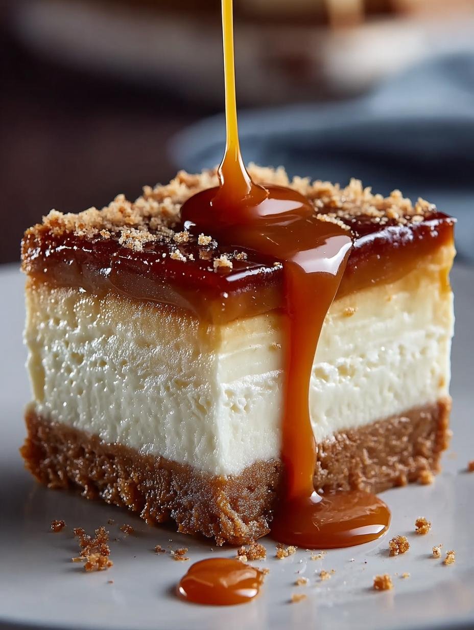 Caramel Cheesecake Slice: 7 Irresistible Layers of Delight - Caramel Cheesecake Slice - main visual representation
