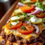 Cheeseburger Flatbreads