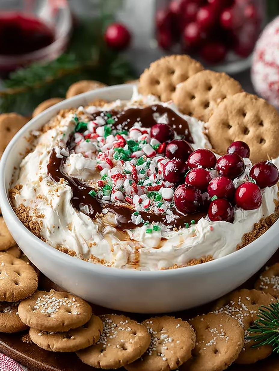 Delicious Christmas Cookie Dough Dip for Holiday Fun - Christmas Cookie Dough Dip - main visual representation