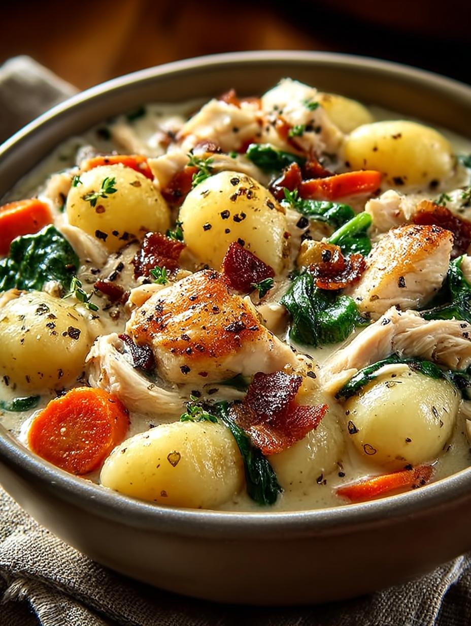Creamy Crockpot Chicken Gnocchi: 7 Hearty Dinner Ideas - Creamy Crockpot Chicken Gnocchi - main visual representation