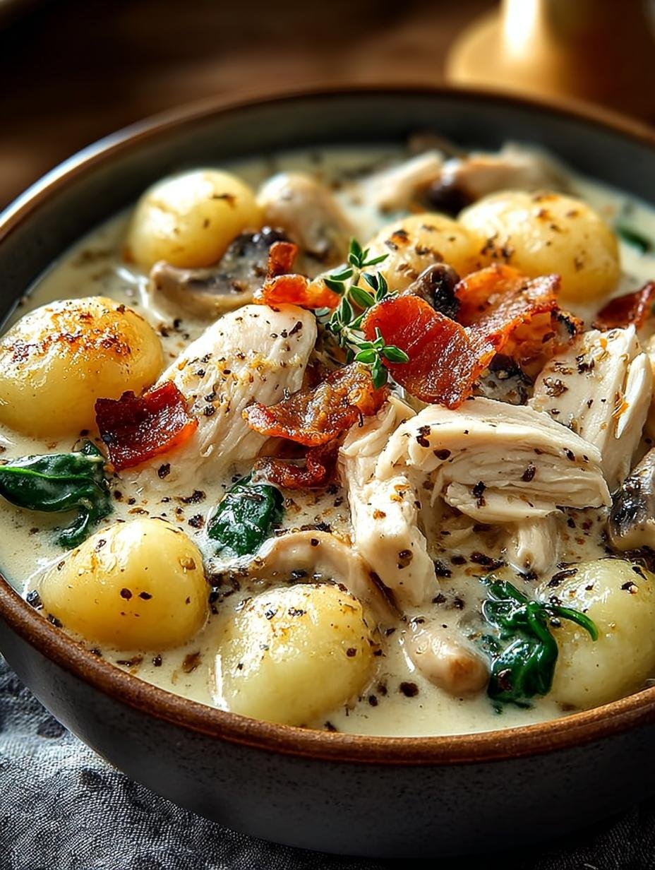 Creamy Crockpot Chicken Gnocchi: 7 Hearty Dinner Ideas - Creamy Crockpot Chicken Gnocchi - additional detail